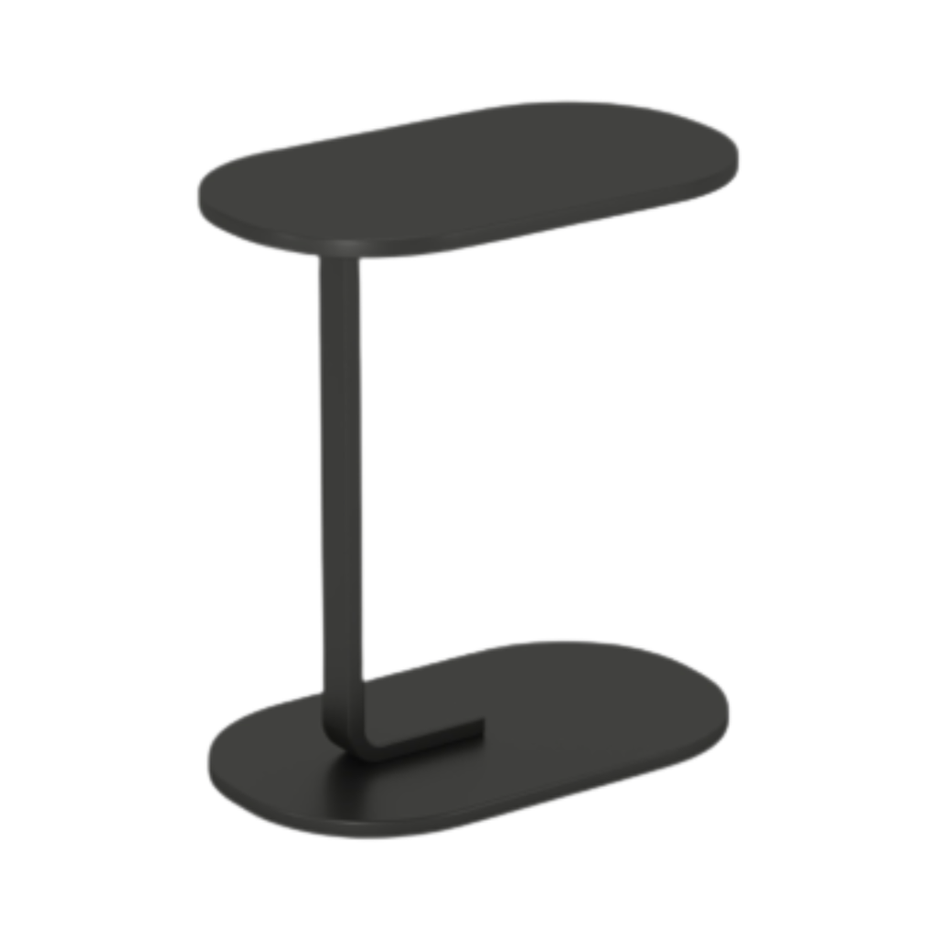 Ledge Side Table All Black